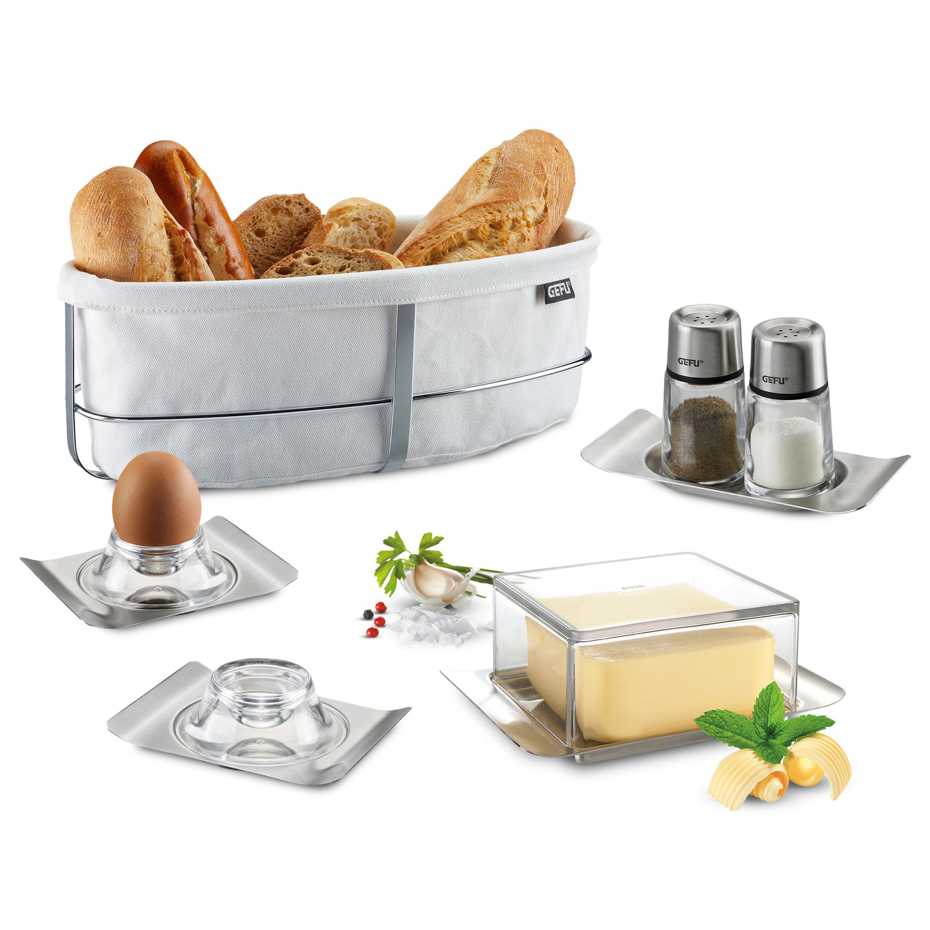 GEFU Brunch (6 el.) - snídaňový set pro 2 osoby