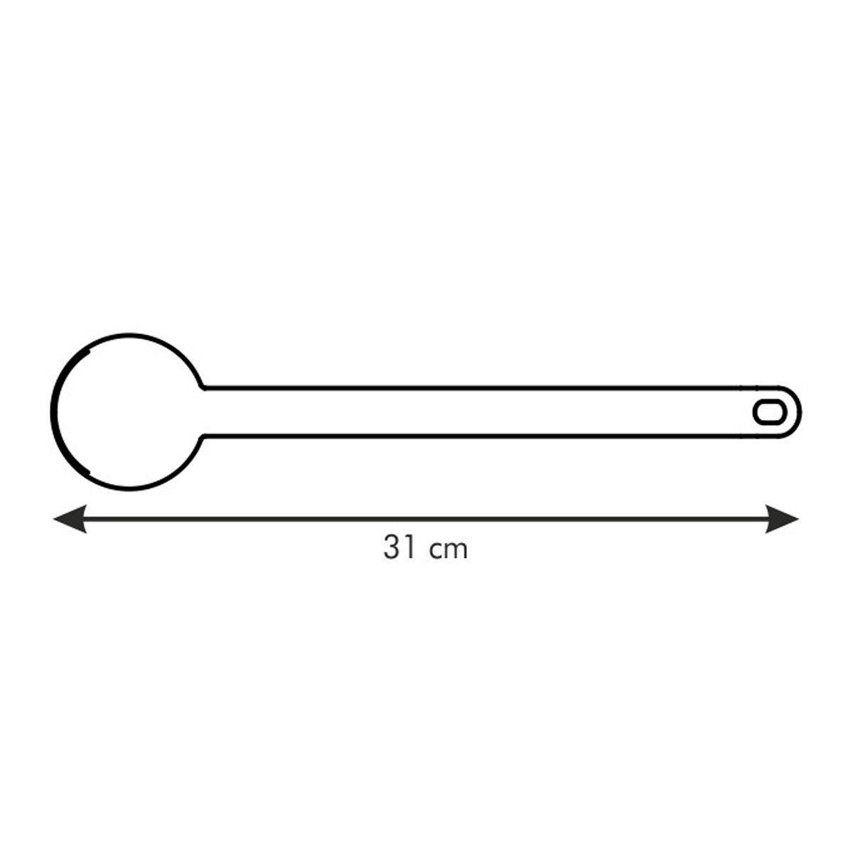 TESCOMA Space Line 31 cm černá - nylonová kuchyňská lžíce