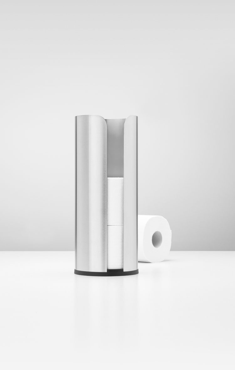 BRABANTIA ReNew mat - stojak na papier toaletowy ze stali nierdzewnej