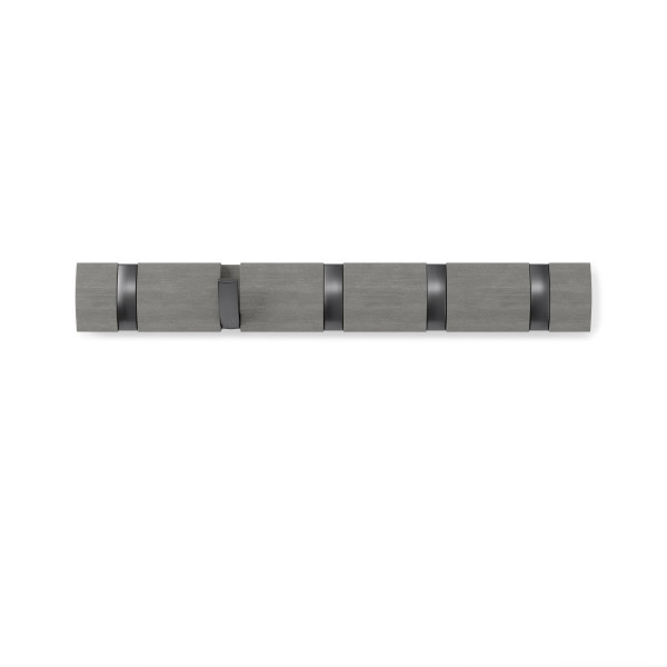UMBRA Flip 51 cm szary - wieszak ścienny drewniany