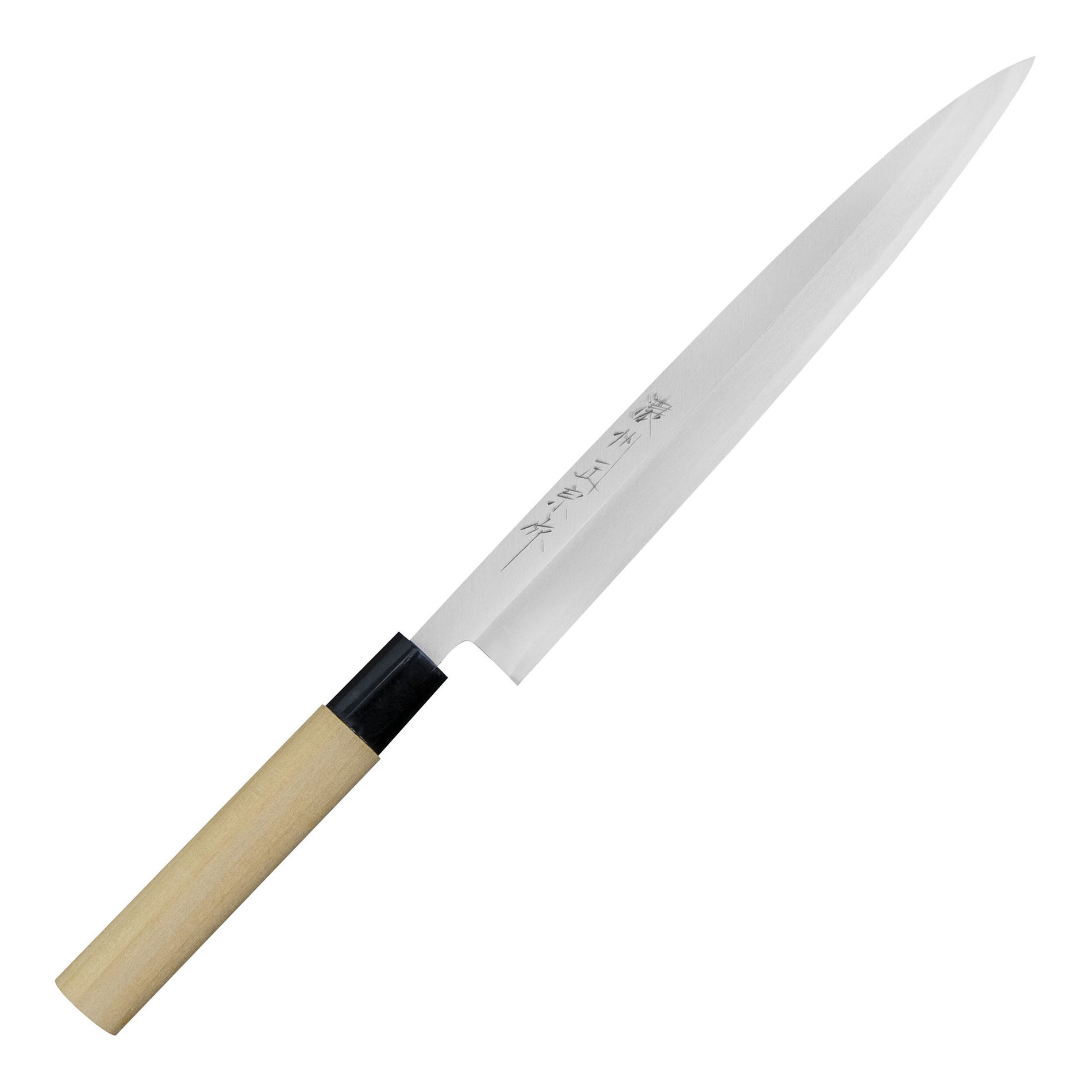 SATAKE Cutlery Mfg Shirogami 24 cm - japonský nôž Yanagiba z uhlíkovej ocele