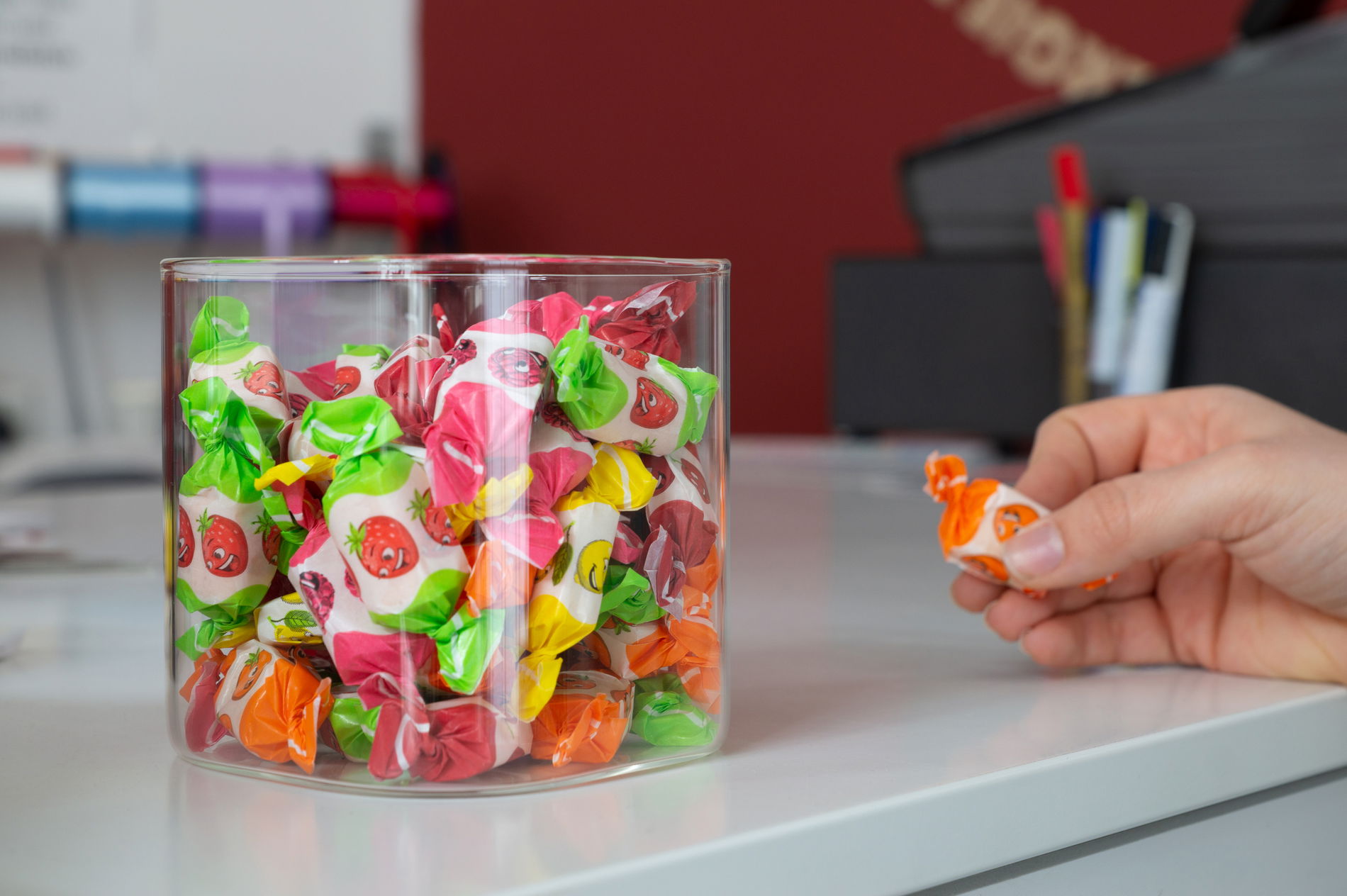 LURCH 1,1 l - pojemnik na produkty sypkie szklany z pokrywką