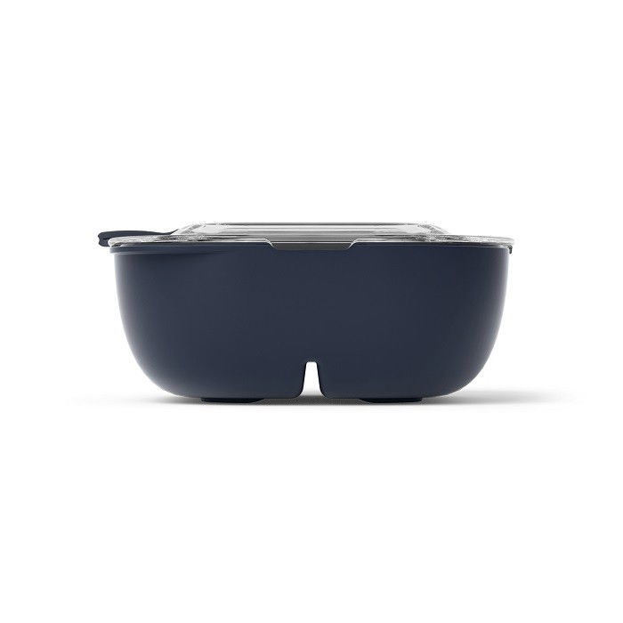 MONBENTO Gourmet Deep Denim - box na oběd / plastový box na snídani se dvěma nádobami