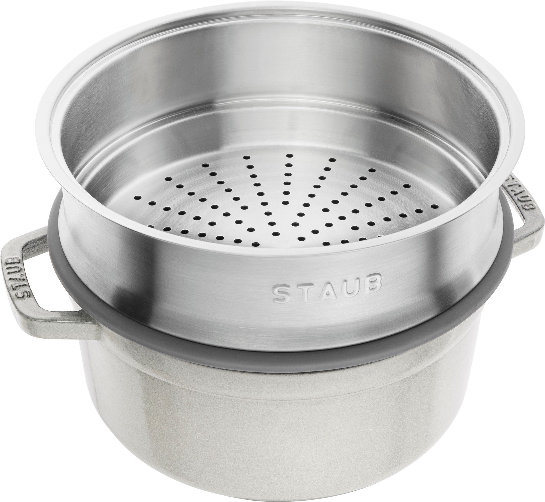 STAUB La Cocotte 3,8 l - litinový hrnec na vaření v páře s poklicí
