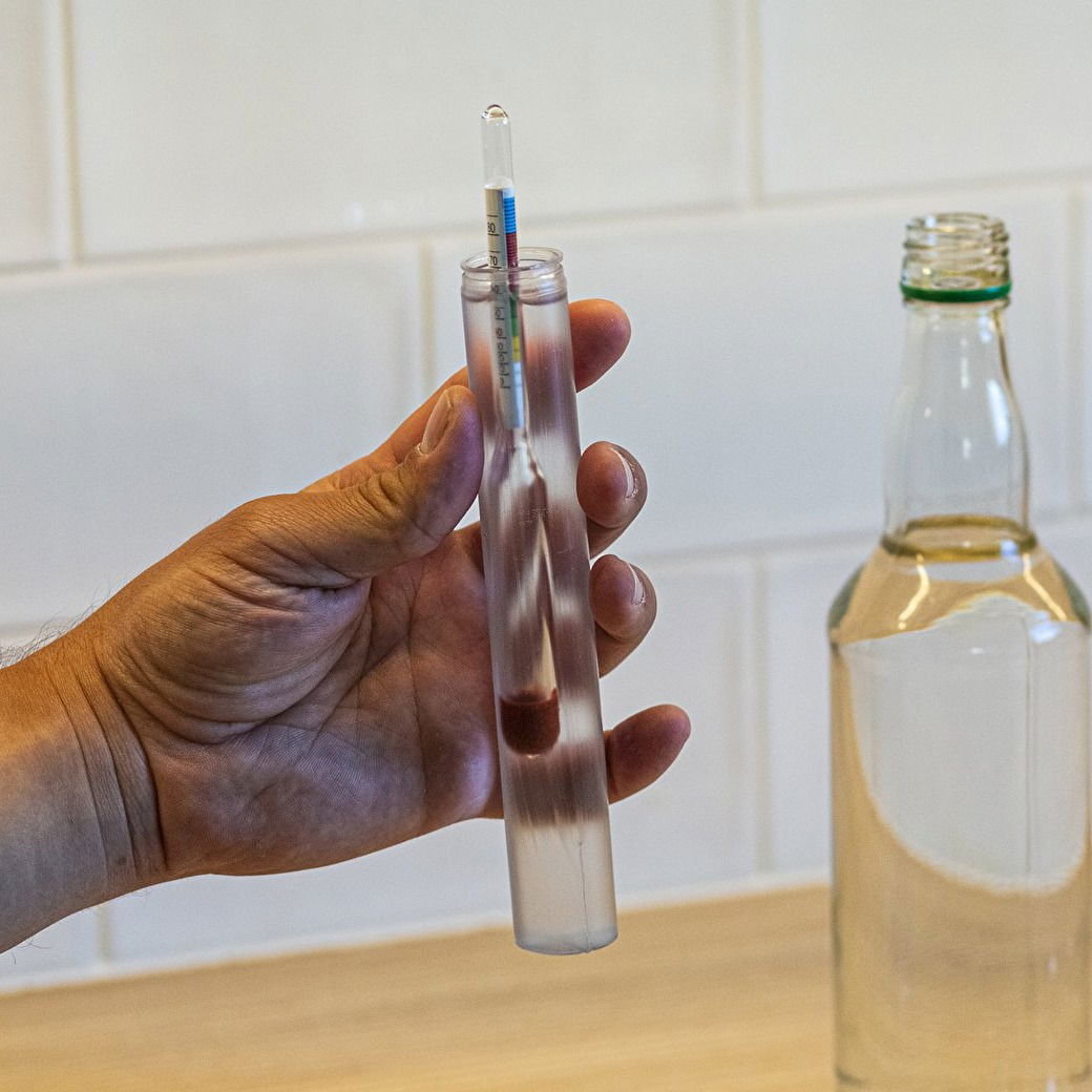 BROWIN Alkoholmeter Small 16 cm - alkoholomer s odberovou rúrkou