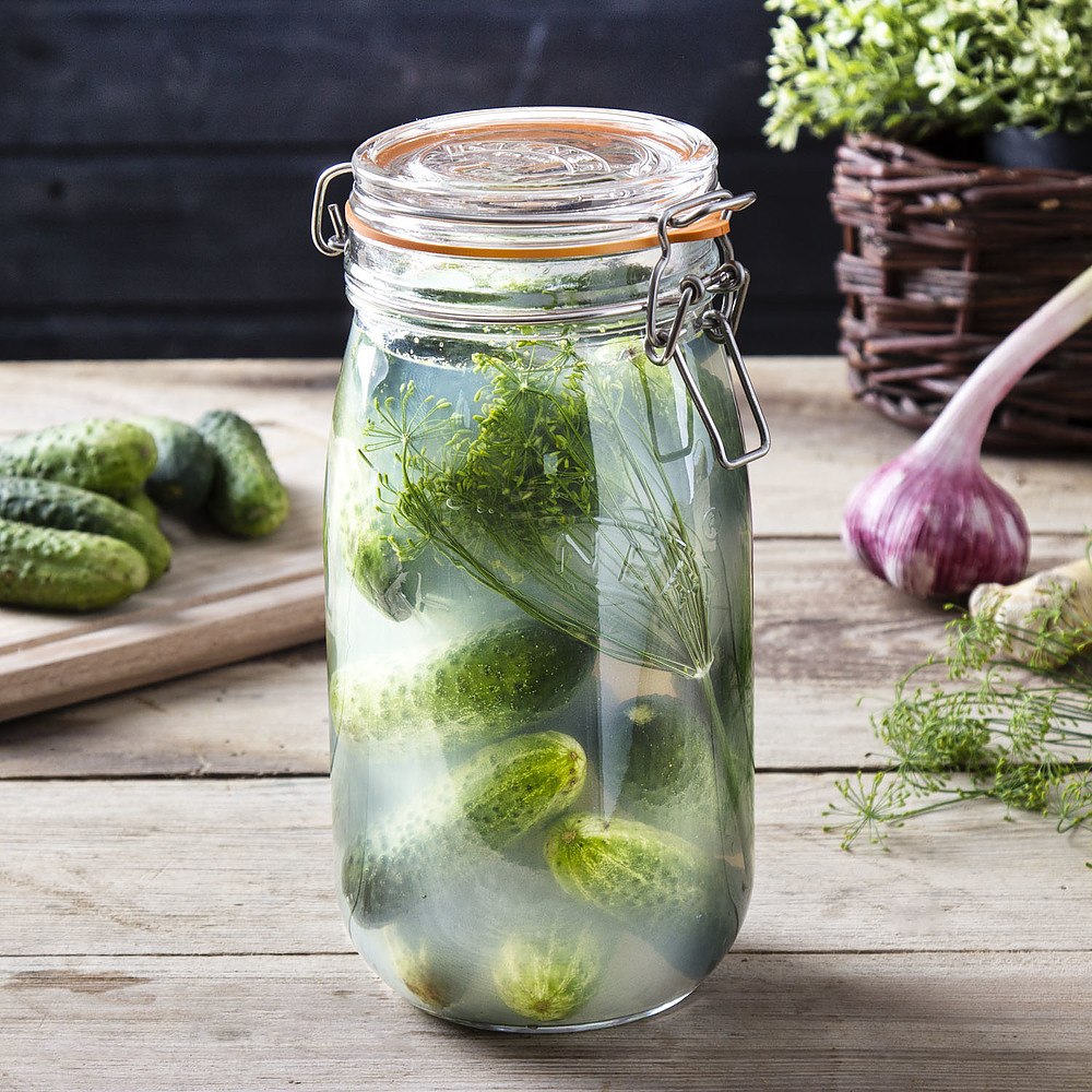 KILNER Střední 1,5 l – zavařovací sklenice typu weck