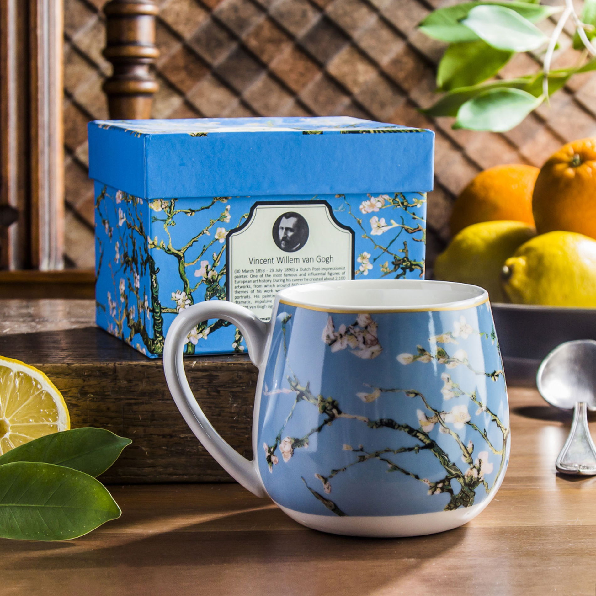 DUO ART GALLERY porcelánové hrnky V. VAN 430 ml 4 ks