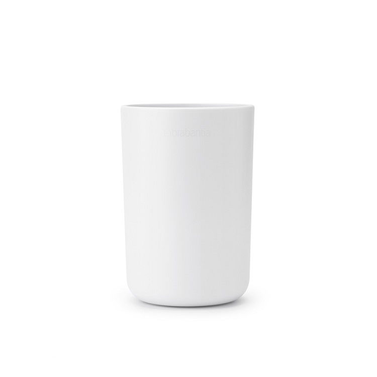BRABANTIA ReNew bílý – plastový kelímek na zubní kartáčky