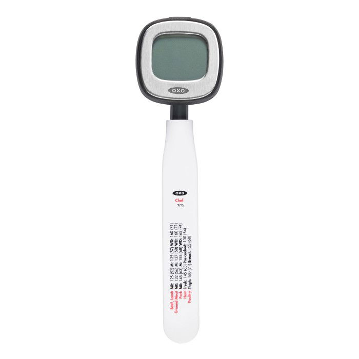 OXO Good Grips 25 cm - digitálny kuchynský teplomer na mäso a steaky z nehrdzavejúcej ocele