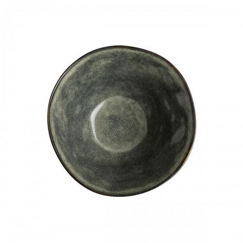 Miska / Salaterka kamionkowa ORGANIC HAND MADE CIEMNOZIELONA 0,5 l
