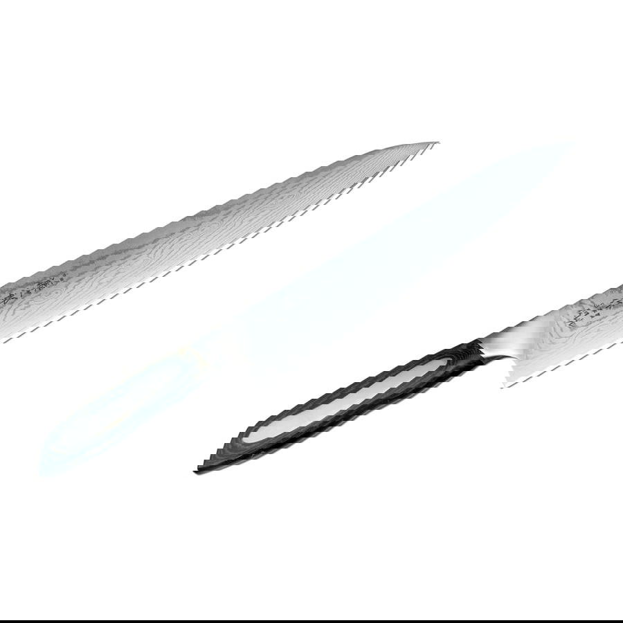 Nož šéfkuchára z nehrdzavejúcej ocele TOJIRO FLASH STRONG ČIERNY 24 cm