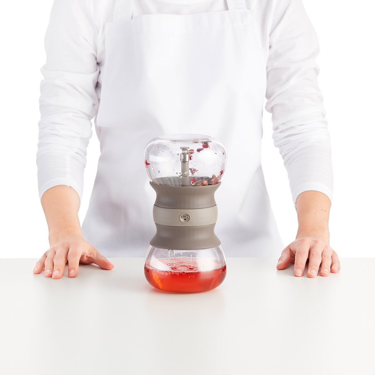 LEKUE Calm At Home 0,5 l - skleněná konvice na čaj s filtrem