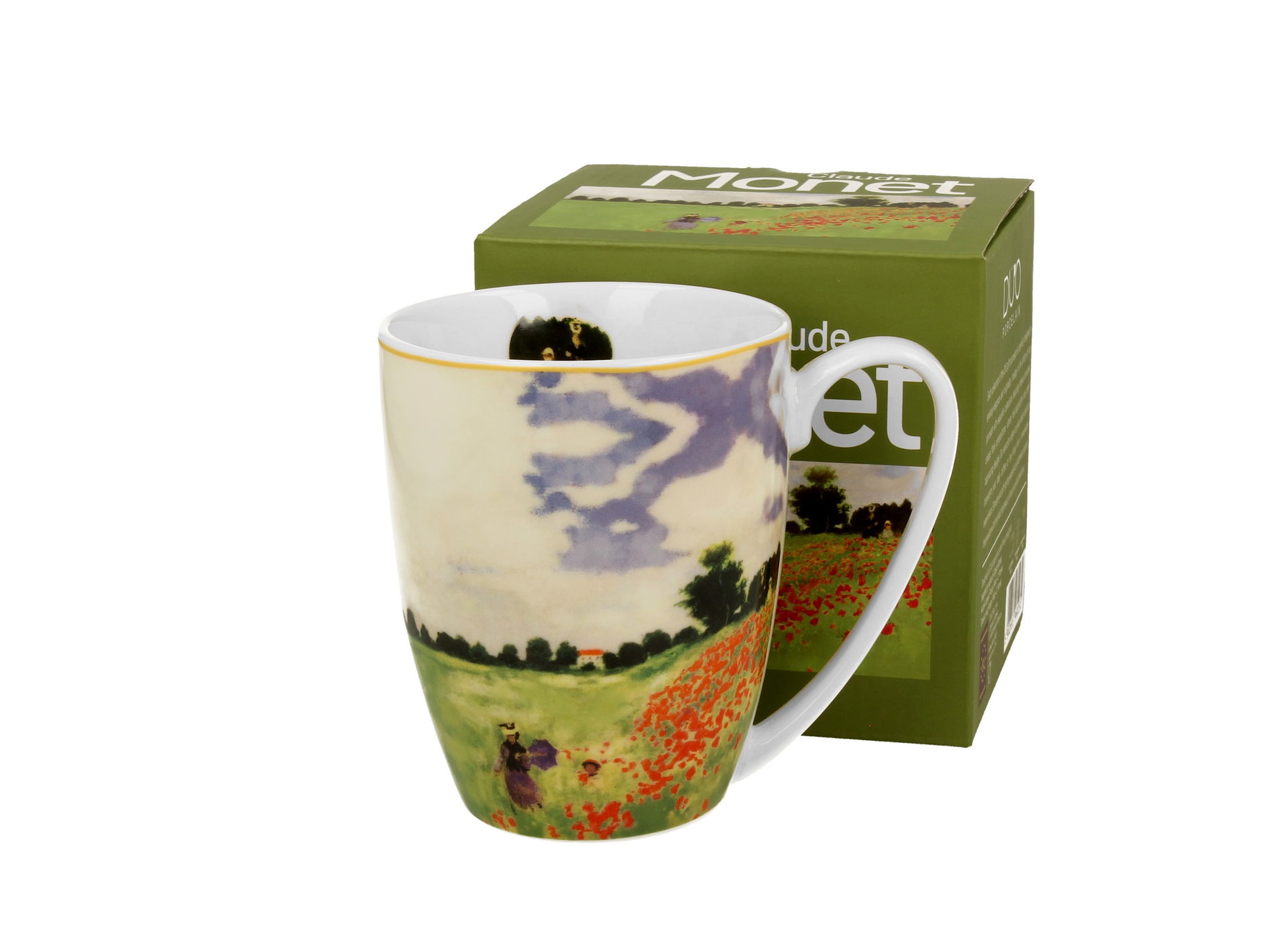 Kubek porcelanowy DUO ART GALLERY POPPY FIELD BY C. MONET 360 ml