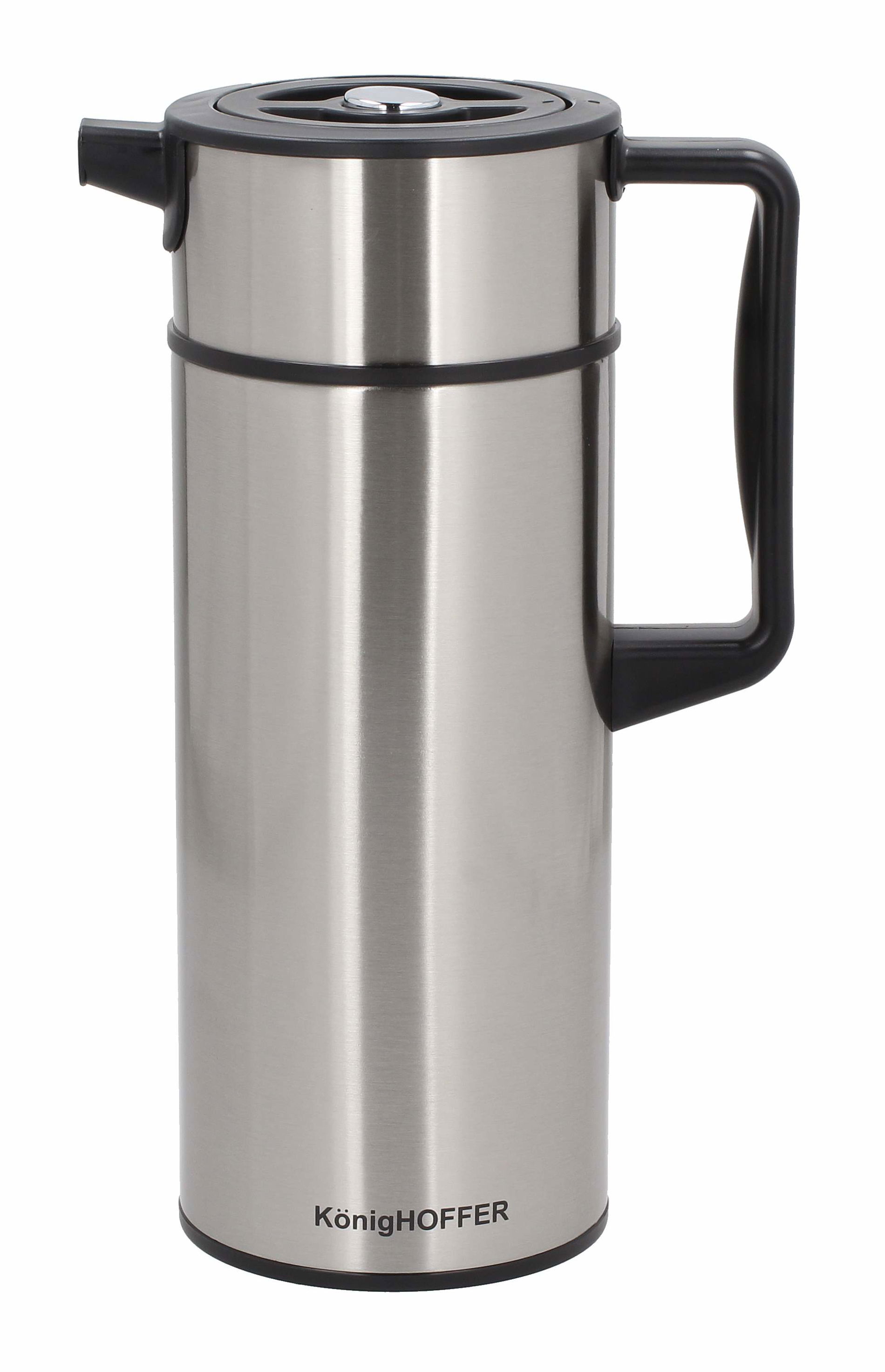Konferenční, ocelová termoska na čaj a kávu KONIGHOFFER NORDIC STEEL 1,5 l