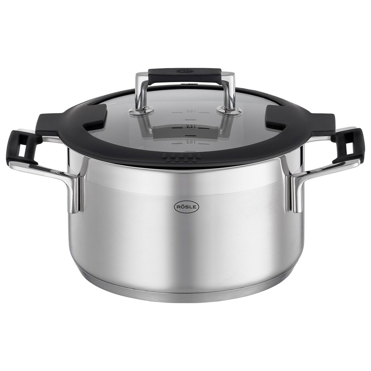 ROESLE Silence Pro 3,5 l - nerezový hrniec s pokrievkou na cedenie