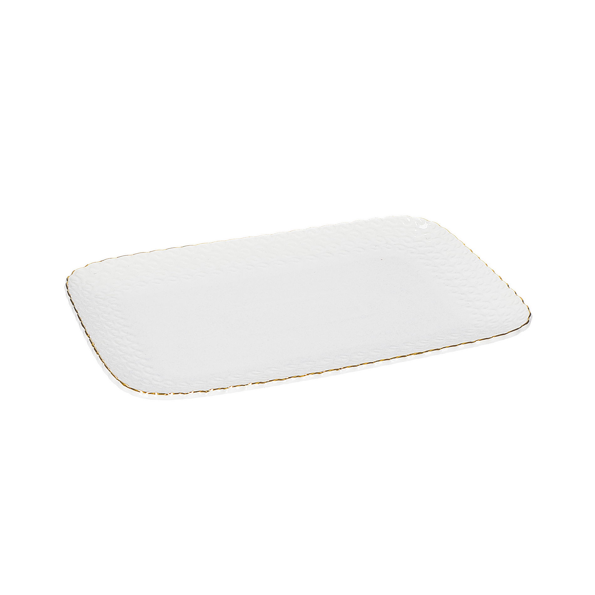 LA PORCELLANA BIANCA Momenti Oro 27 x 19 cm - półmisek porcelanowy