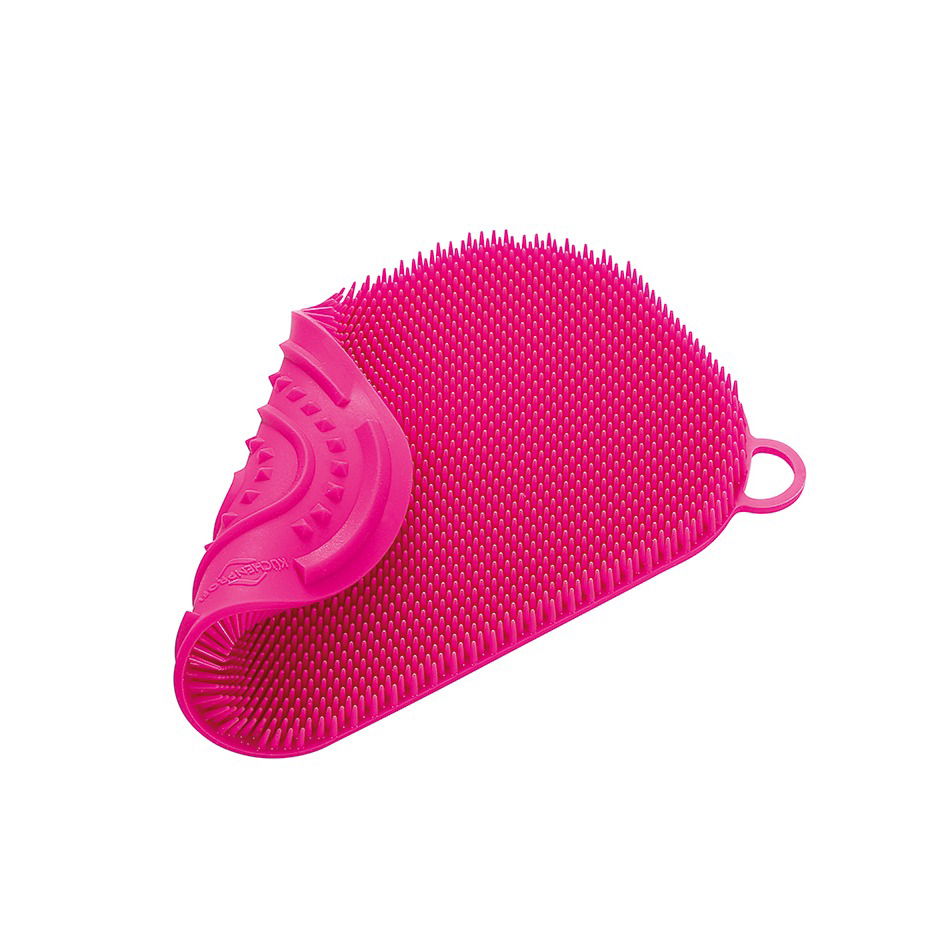 KUCHENPROFI Trend pink - silikonová houbička na mytí nádobí