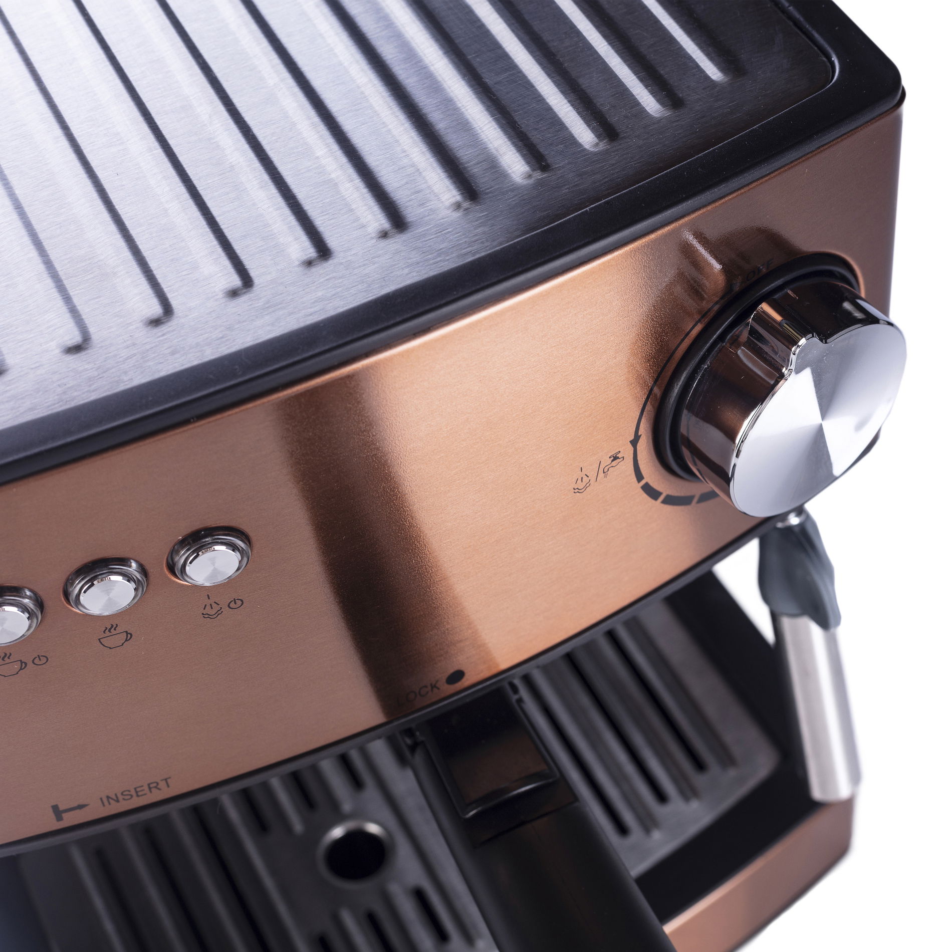 ADLER Gusto 850 W měděný - Tlakový kávovar