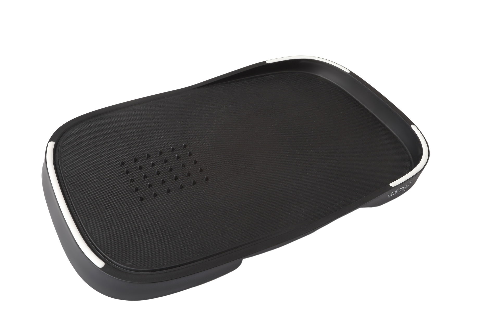 VIALLI DESIGN Livio 36,5 x 24,5 cm czarna - deska do krojenia plastikowa