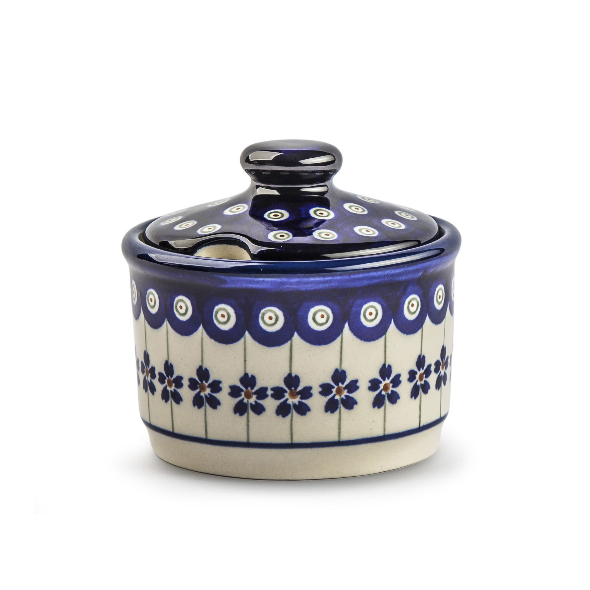 Cukrárska nádoba Keramika Bolesławiec 400 ml - dek. 166 A (druhý druh)