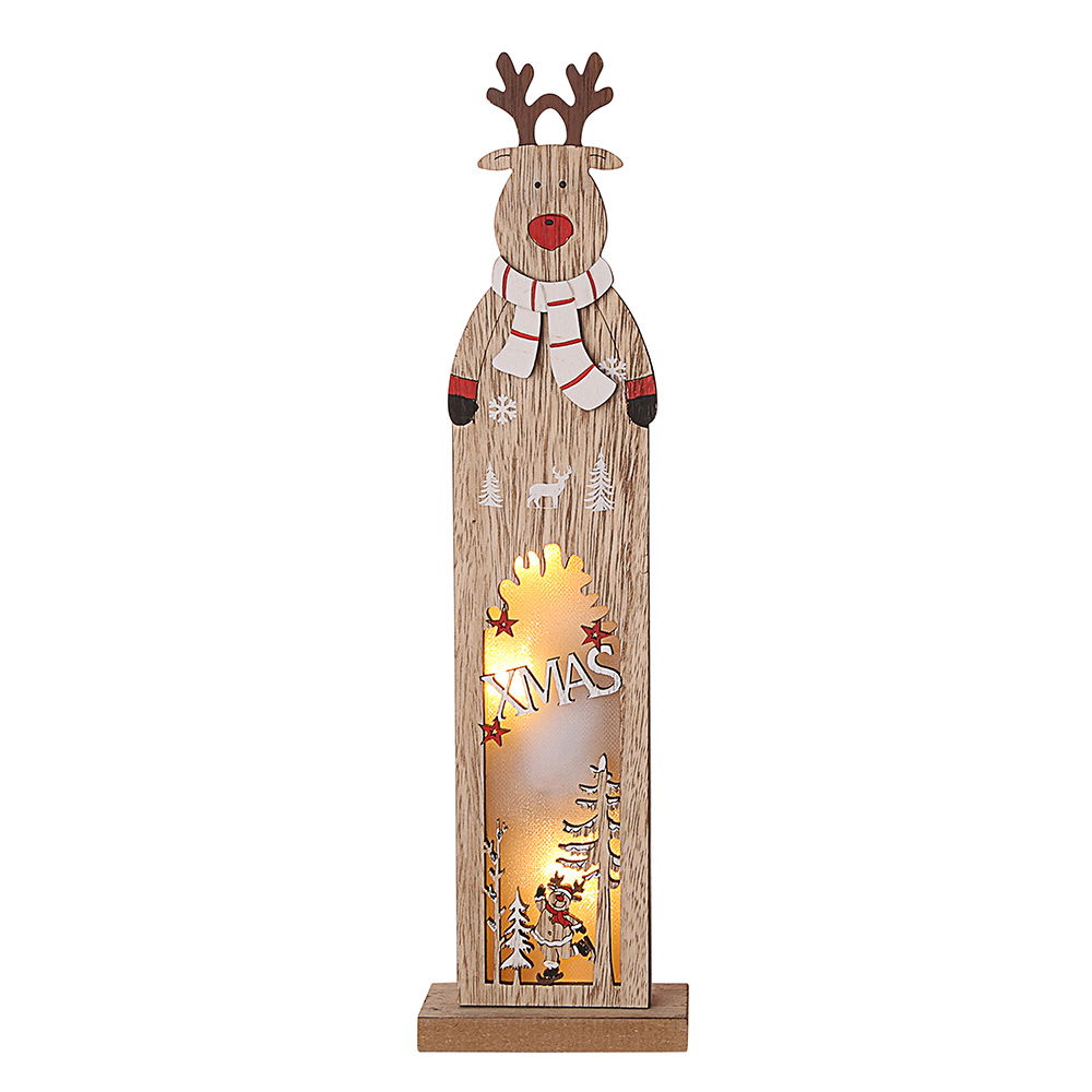 Dřevěná vánoční figurka 35,5 cm
