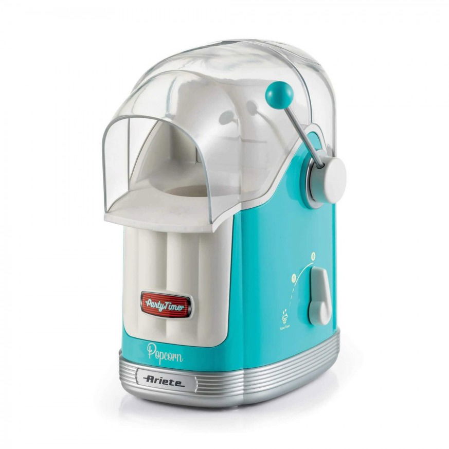 ARIETE Party Time Popcorn Popper Top 1100 W tyrkysová - popcornovač