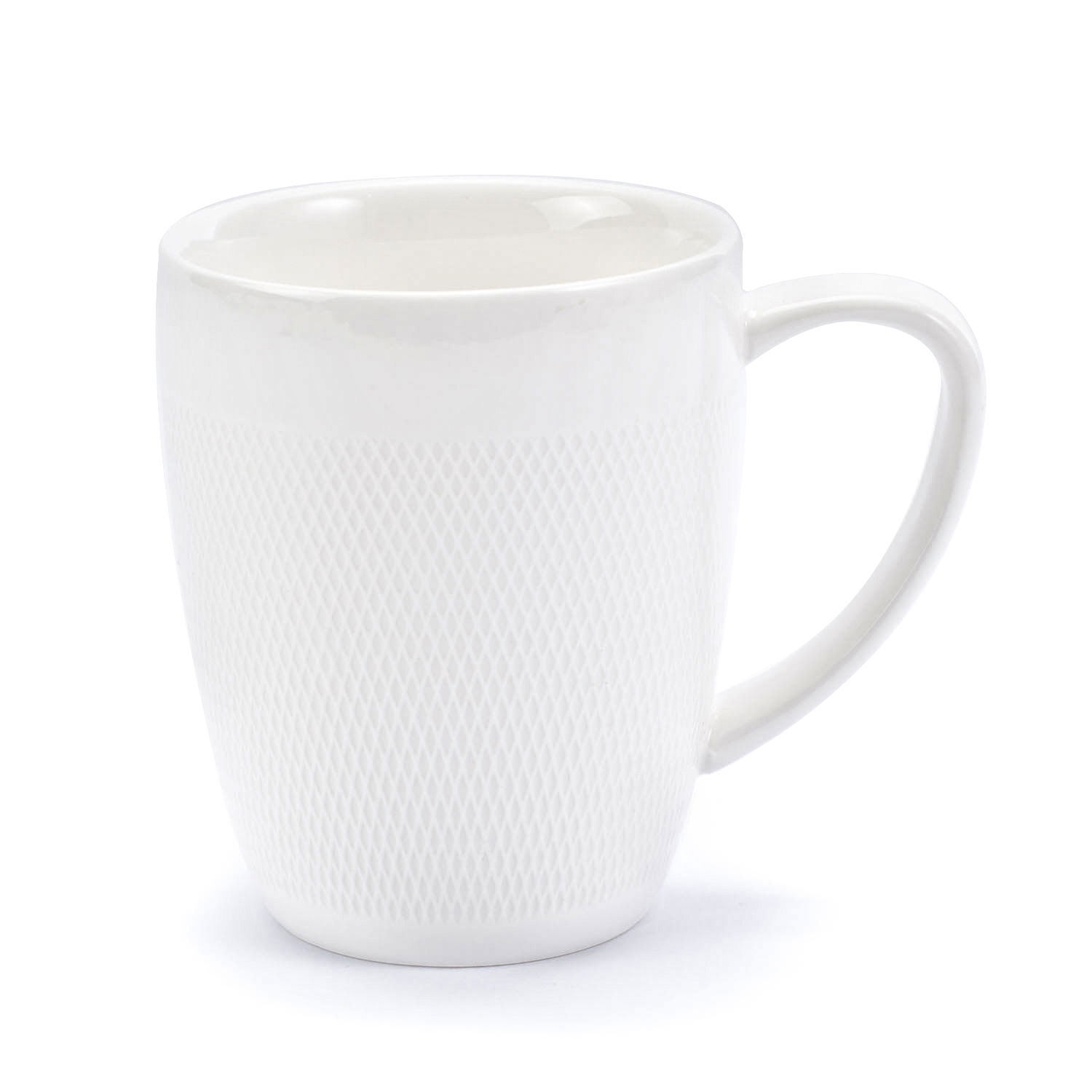 Porcelánový hrnek FLORINA CORTINA BÍLÝ 330 ml