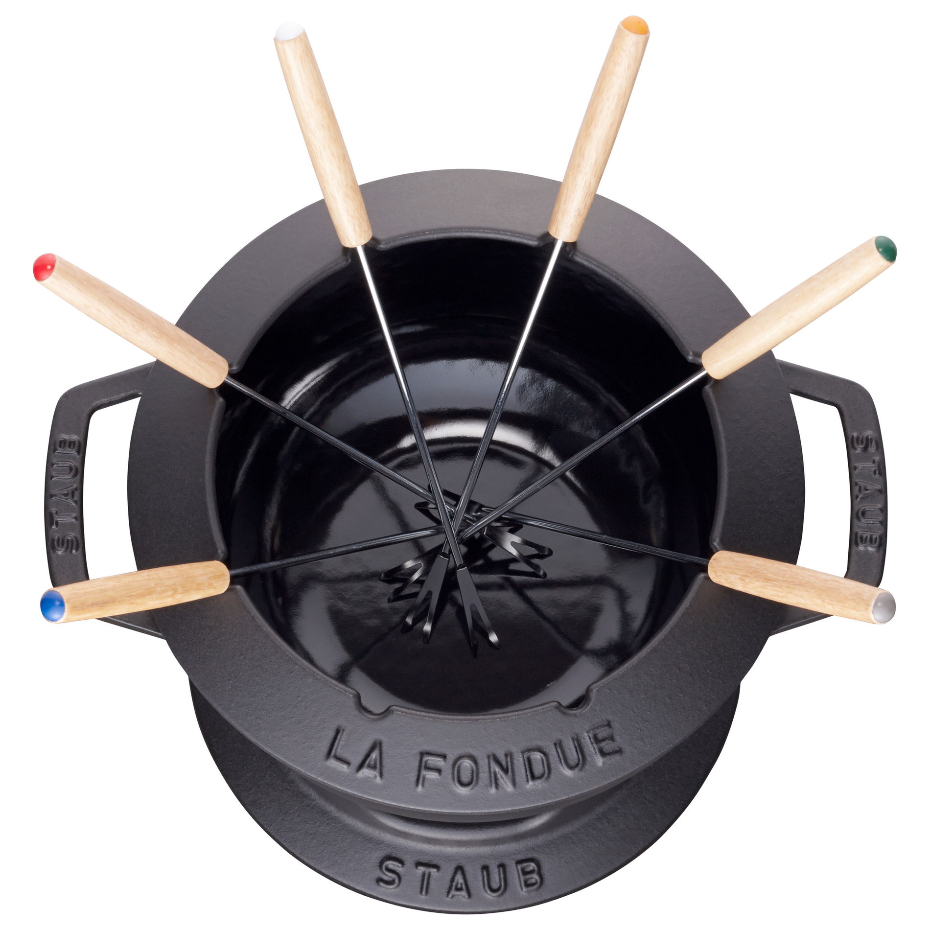 STAUB Fondue 1,6 l - železný fondue set