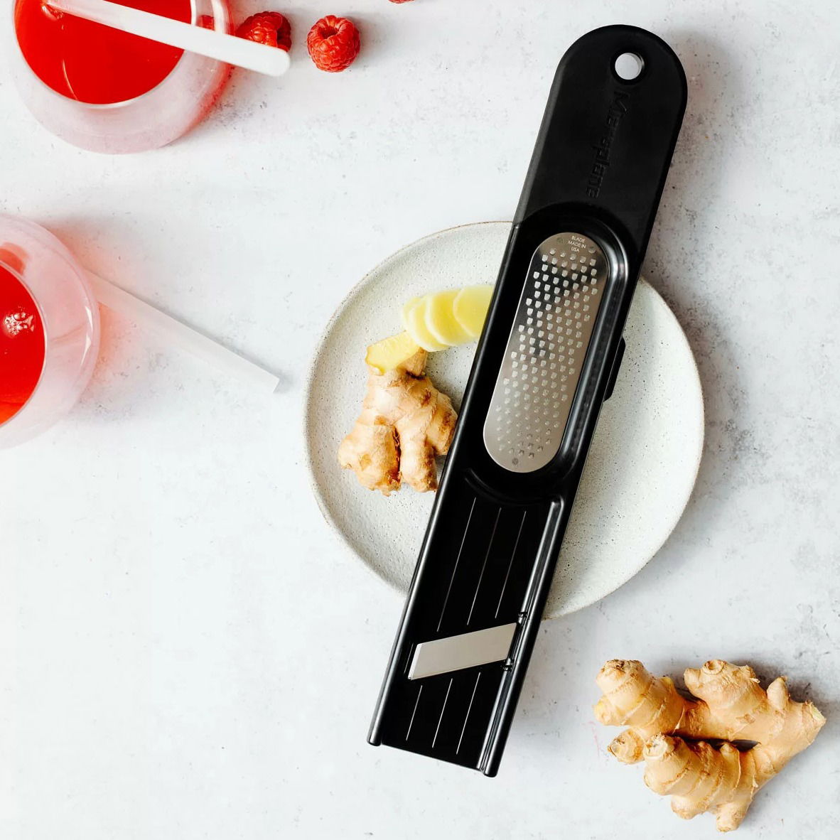 MICROPLANE Specialty 31 cm - tarka kuchenna ręczna do imbiru ze stali nierdzewnej
