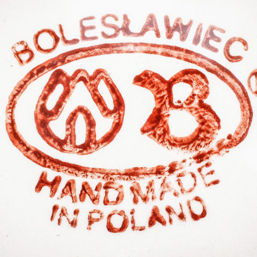 Kávový servis pro 4 osoby (10 kusů) Bolesławiec - dec. 166A