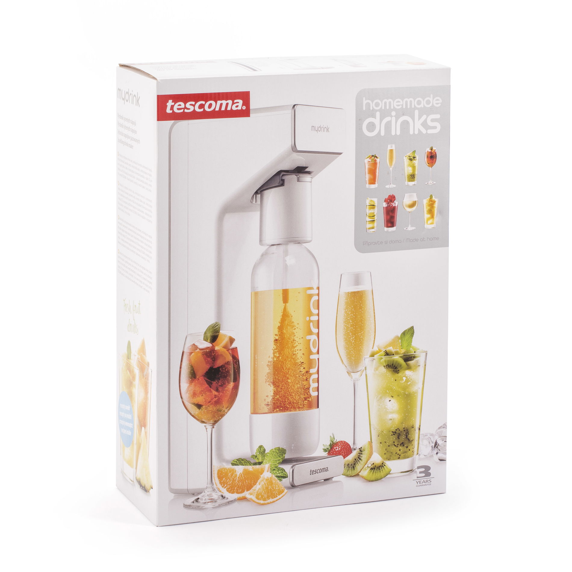 TESCOMA MyDrink biały - syfon do napojów gazowanych plastikowy