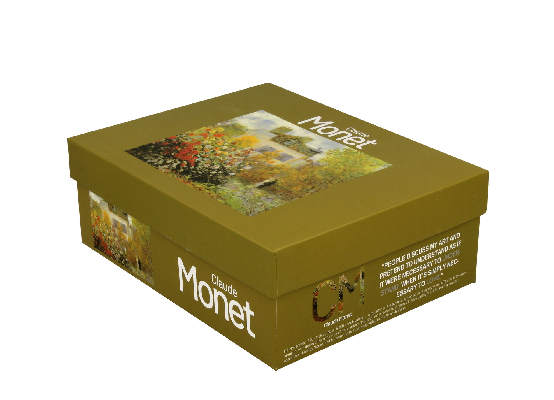 Espresso šálky s tanierikmi DUO ART GALLERY THE GARDEN AT ARGENTEUIL BY C. MONET 110 ml 2 ks