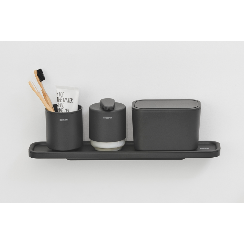 BRABANTIA MindSet 4,4 cm tmavě šedá - koupelnová polička