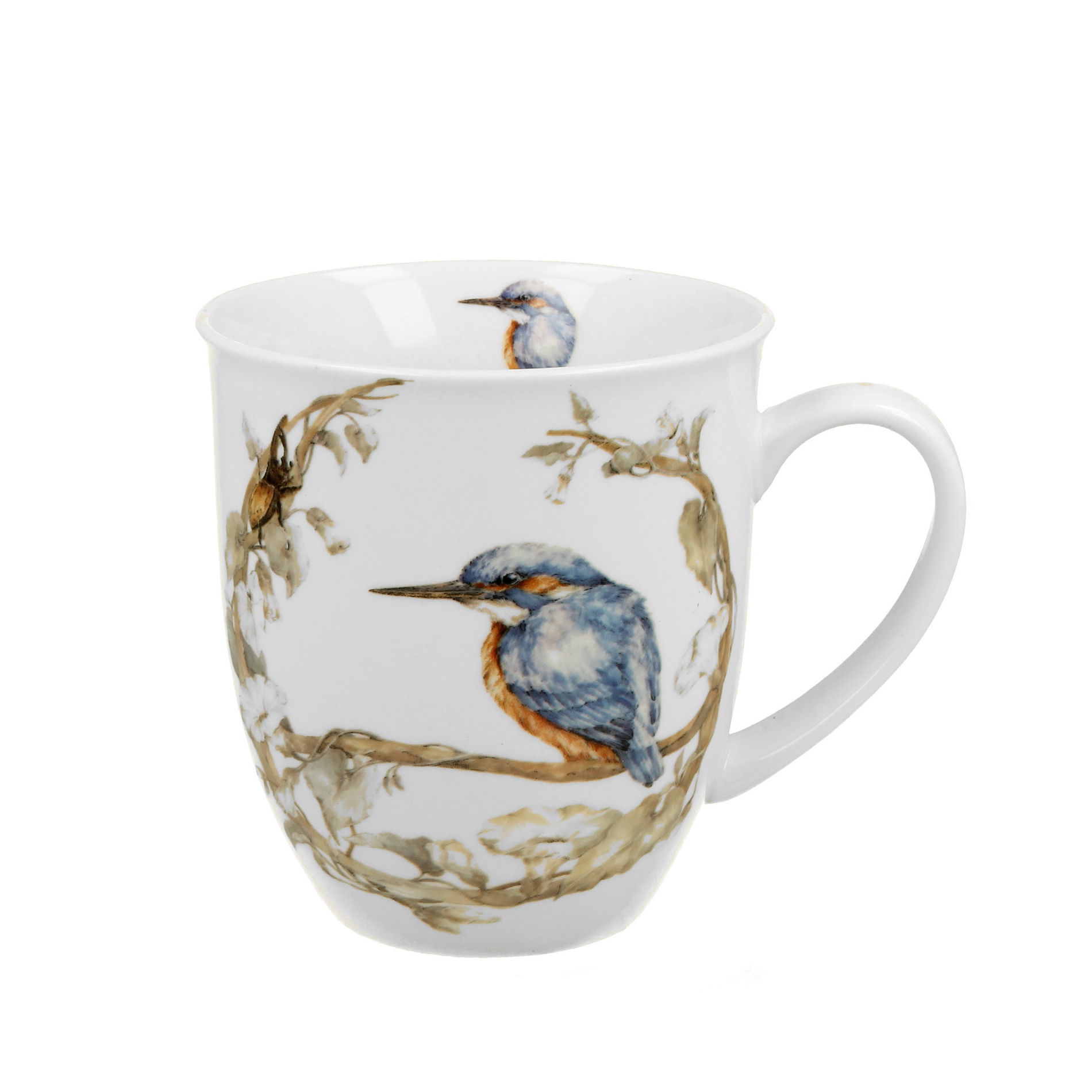 Porcelánový hrnček DUO ANIMALS VTÁČÍ SVET LEDŇÁČIK BEŽNÝ 400 ml