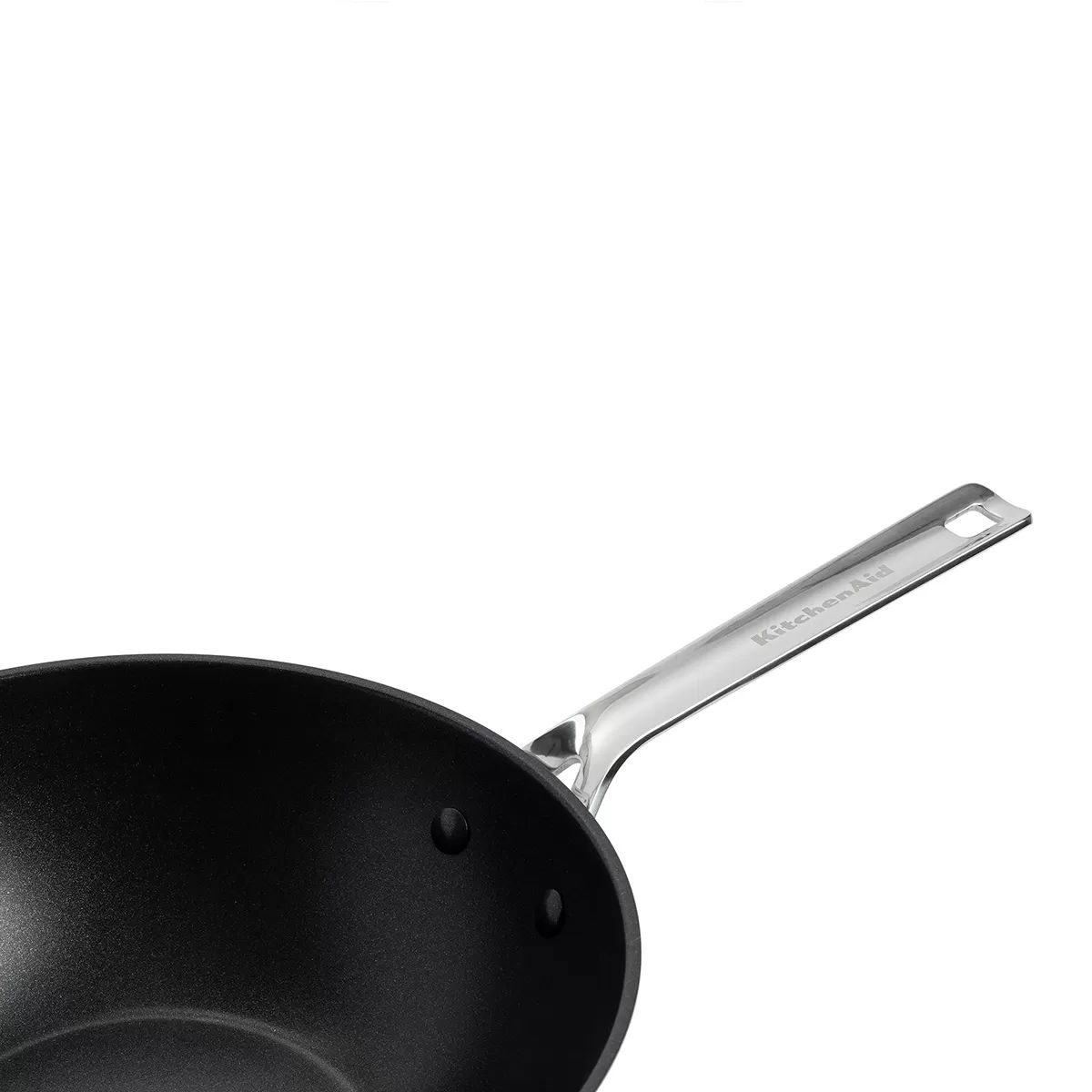 KITCHENAID Nerezová ocel 28 cm - nepřilnavá pánev / wok
