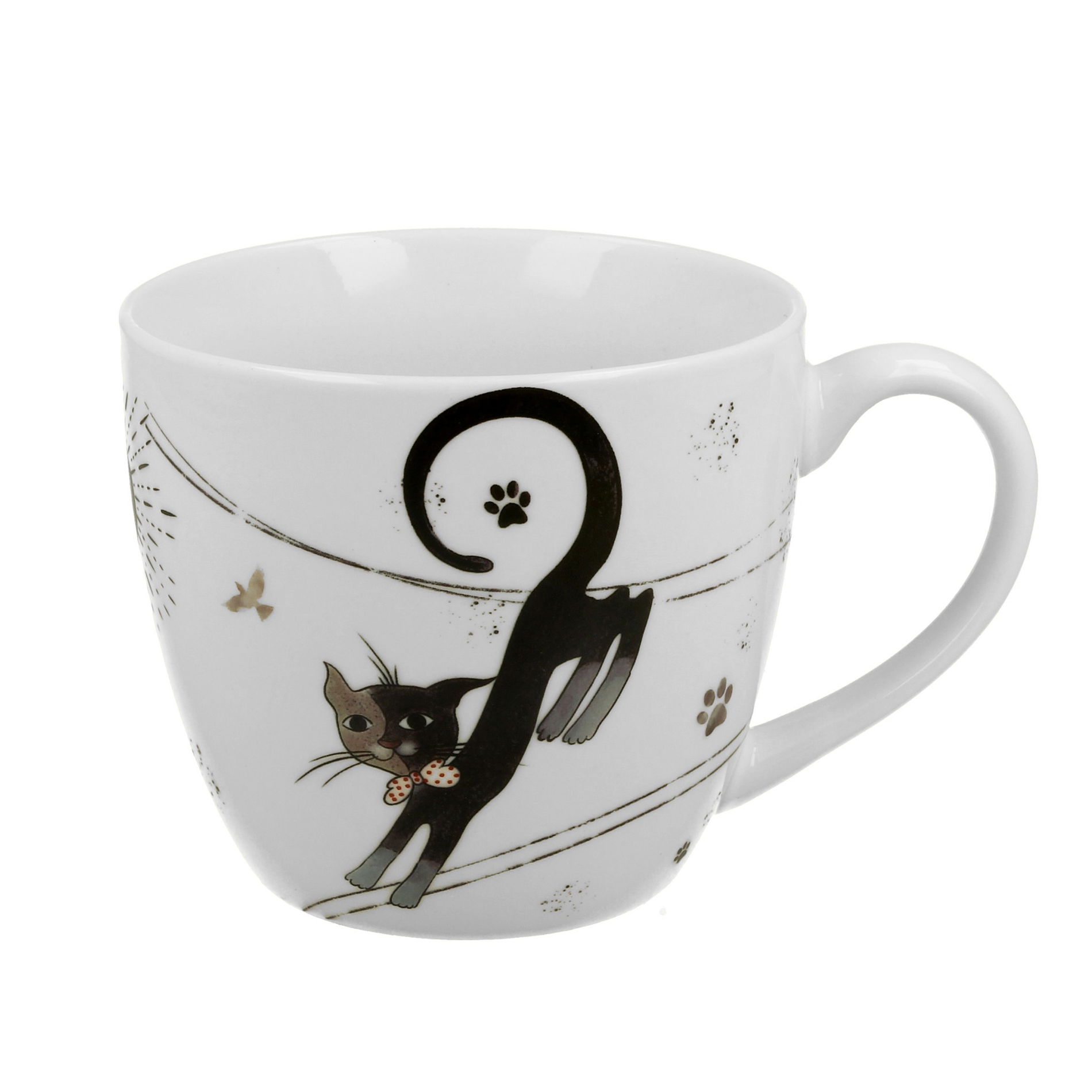 Porcelánový hrnček DUO ANIMALS CHARMING CATS 460 ml