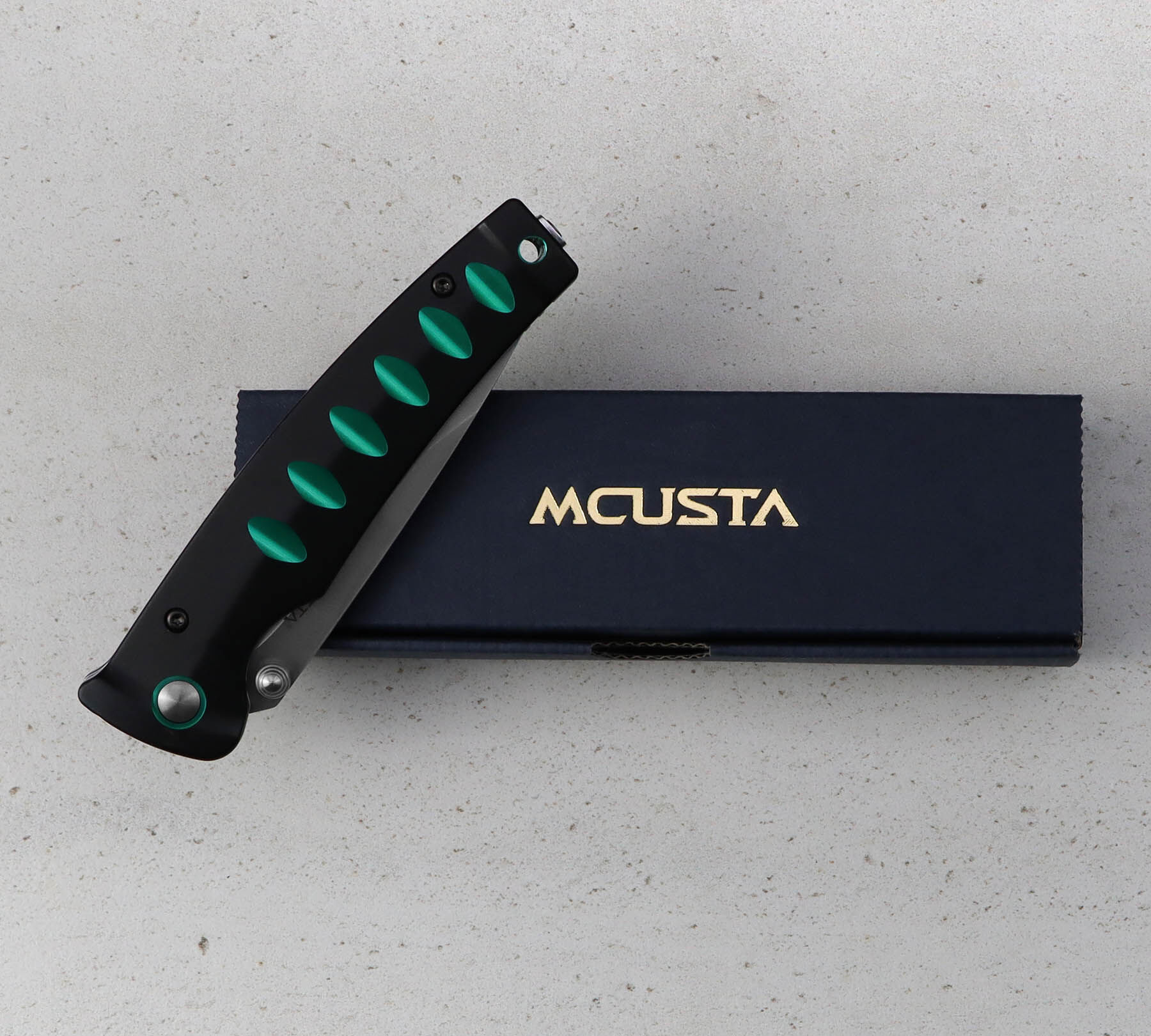 MCUSTA Katana 8,5 cm - japoński nóż survivalowy składany ze stali nierdzewnej