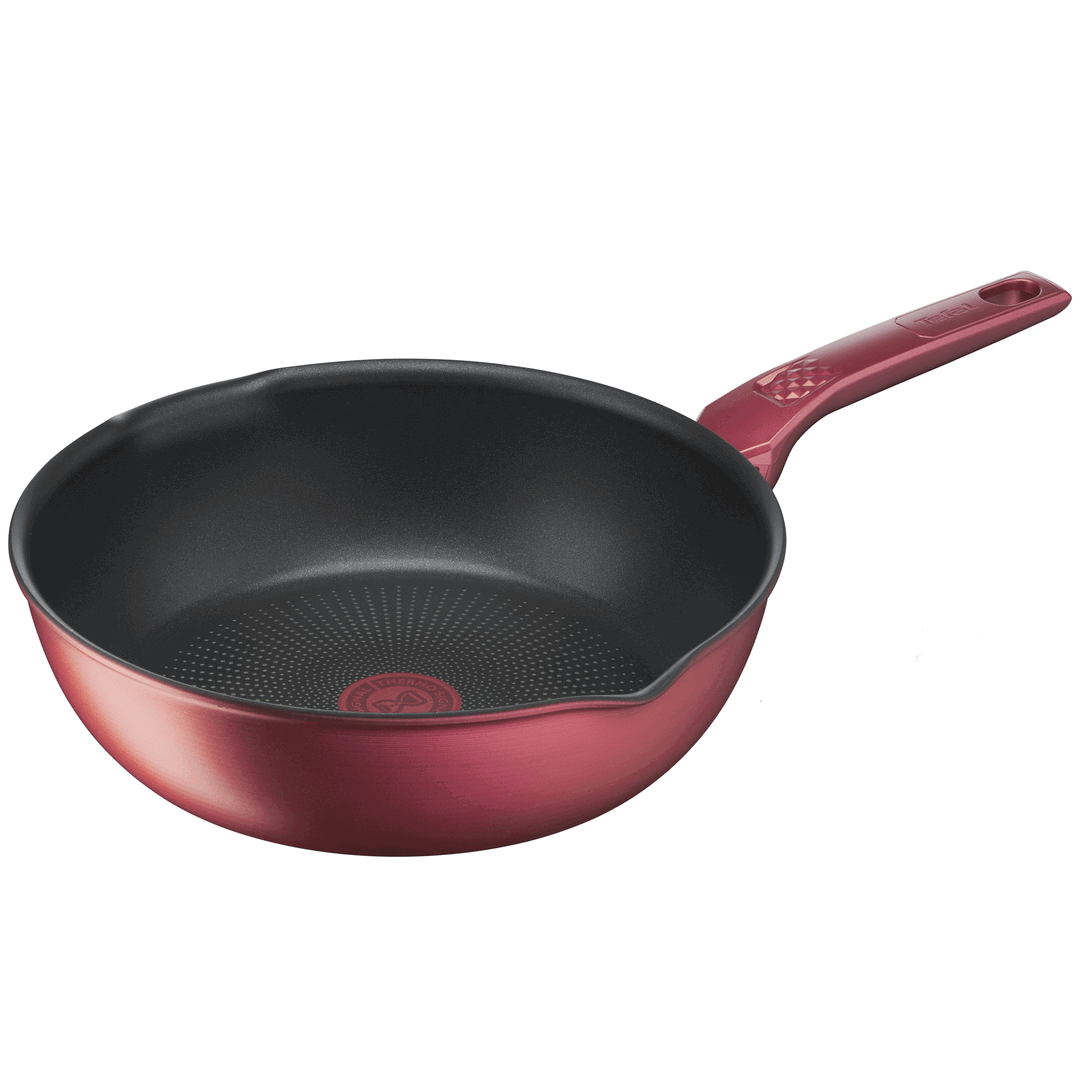 TEFAL Daily Chef Multipan 26cm červená - nepřilnavá titanová pánev