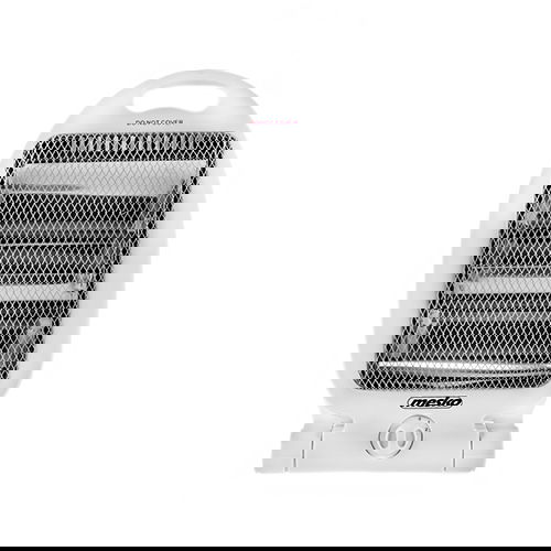 MESKO Heat 800 W biały – grzejnik halogenowy plastikowy