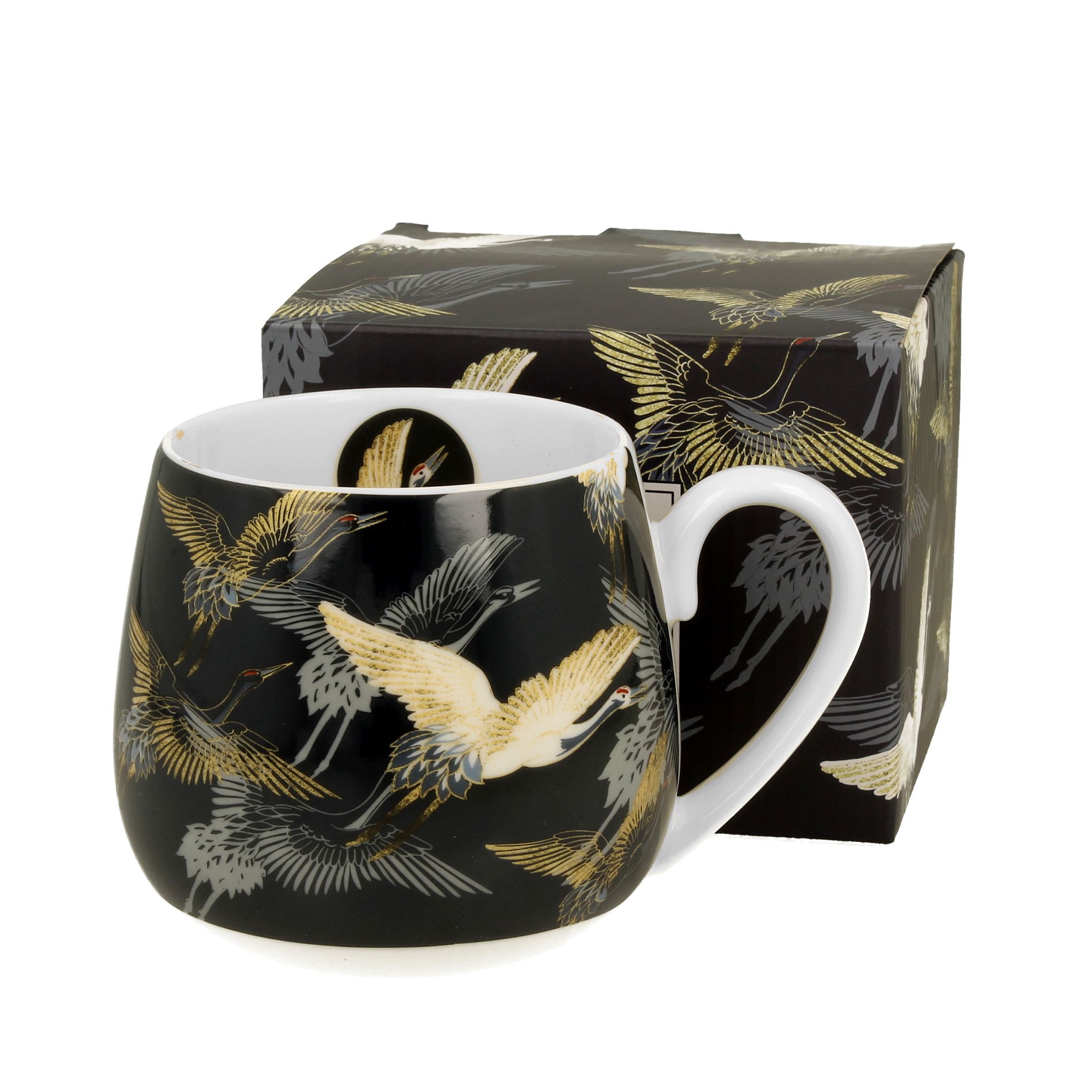 Porcelánový hrnček DUO ART GALLERY ŽERAVY NOCOU 430 ml