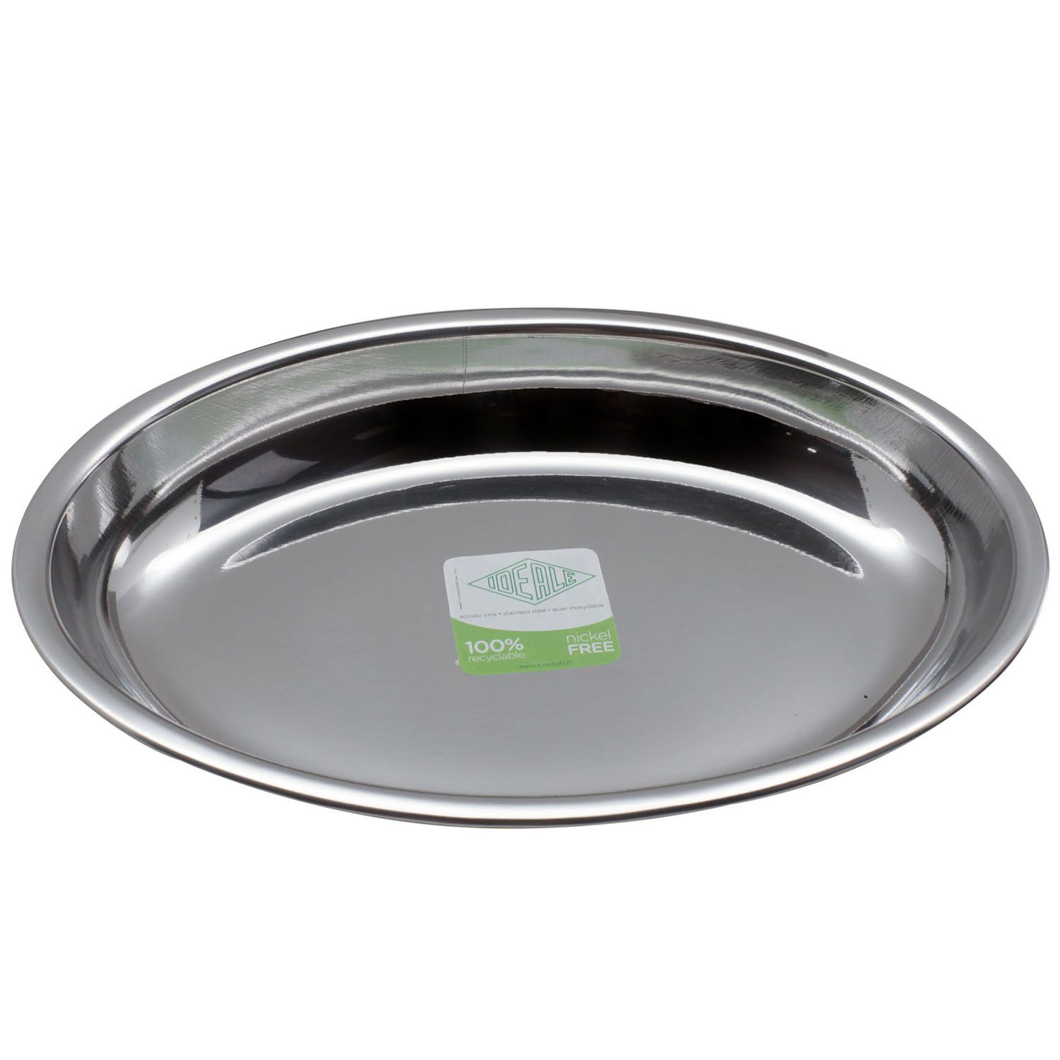 Nerezový talíř IDEALE STEEL 30,7 x 21,8 cm