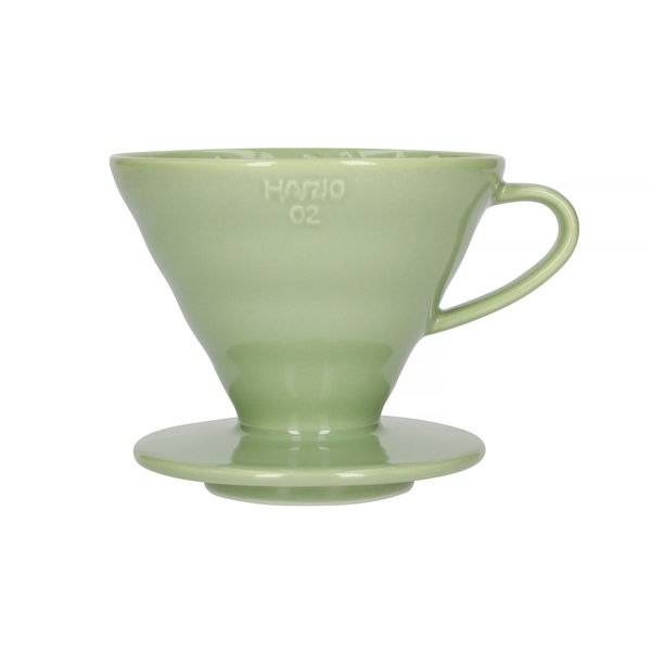 HARIO Drip V60-02 - keramický dripper na kávu s meracou nádobou