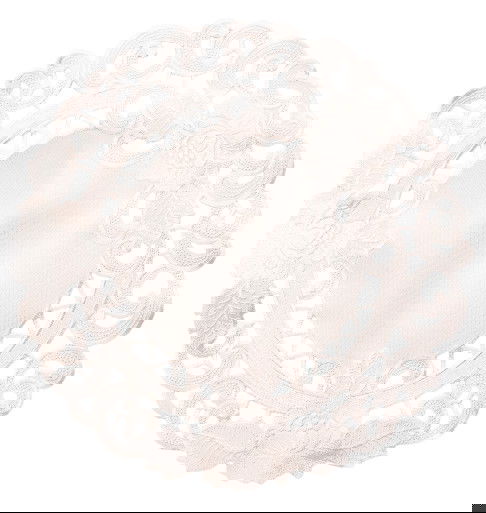 Dekorativní polyesterový ubrousek JEDEKA HAFT 8810 WHITE 40 cm