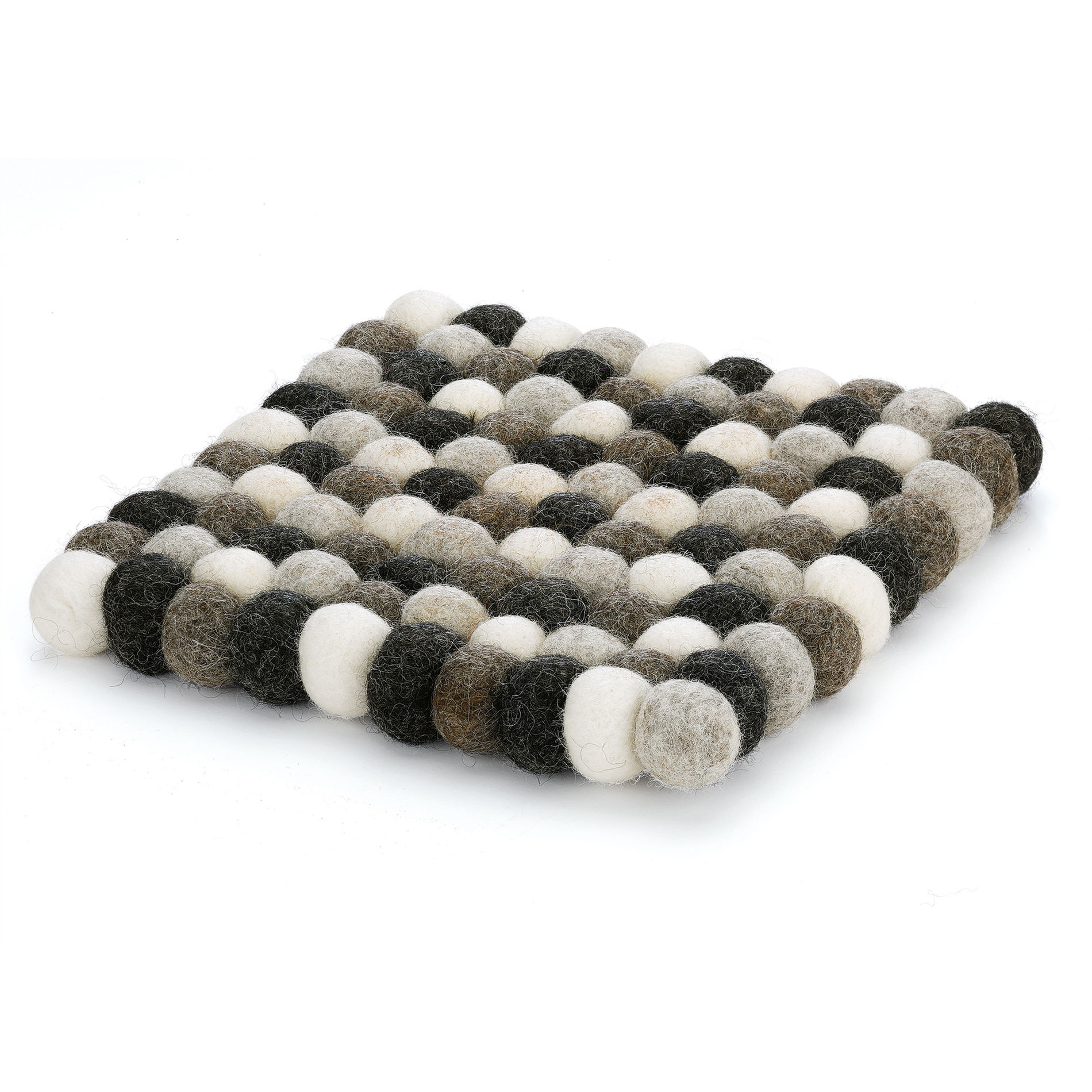 CILIO Lana Grigio 21 x 21 cm – podložka pod hrnec z ovčí vlny