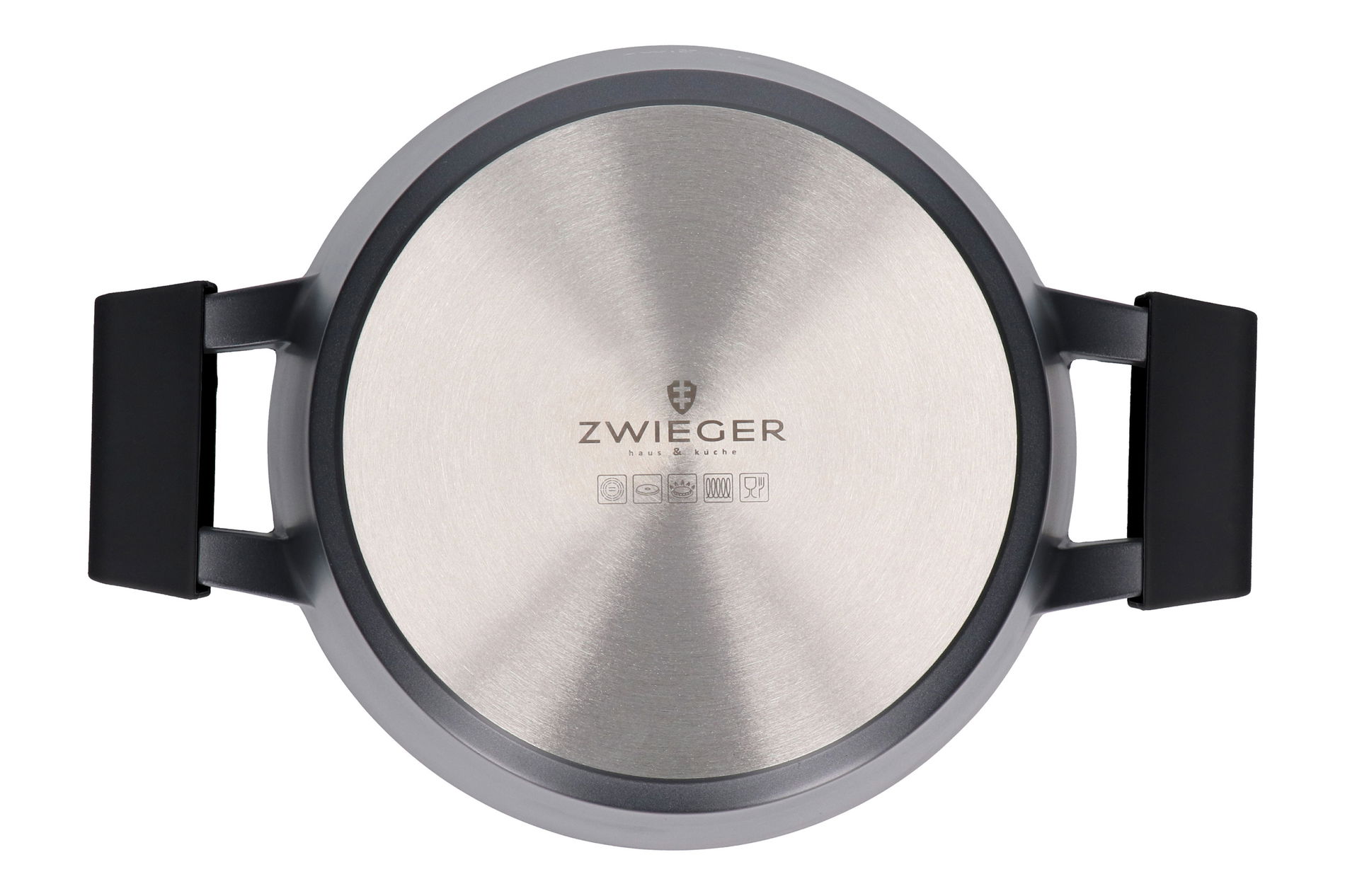 ZWIEGER Black Stone 3,5 l - hliníkový hrnec s poklicí