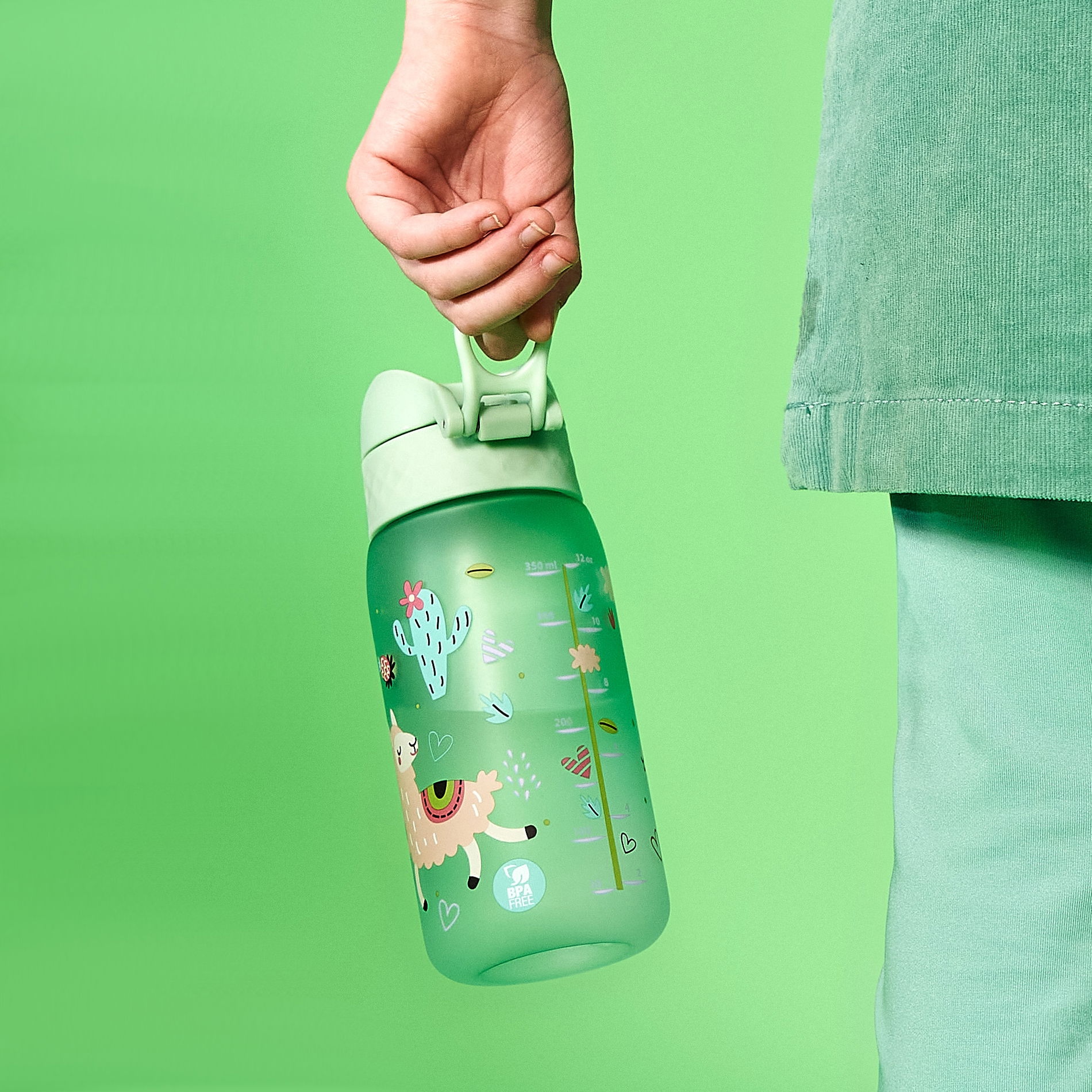 ION8 Recyclon Lama 0,35 l - butelka / bidon dla dzieci na wodę i napoje