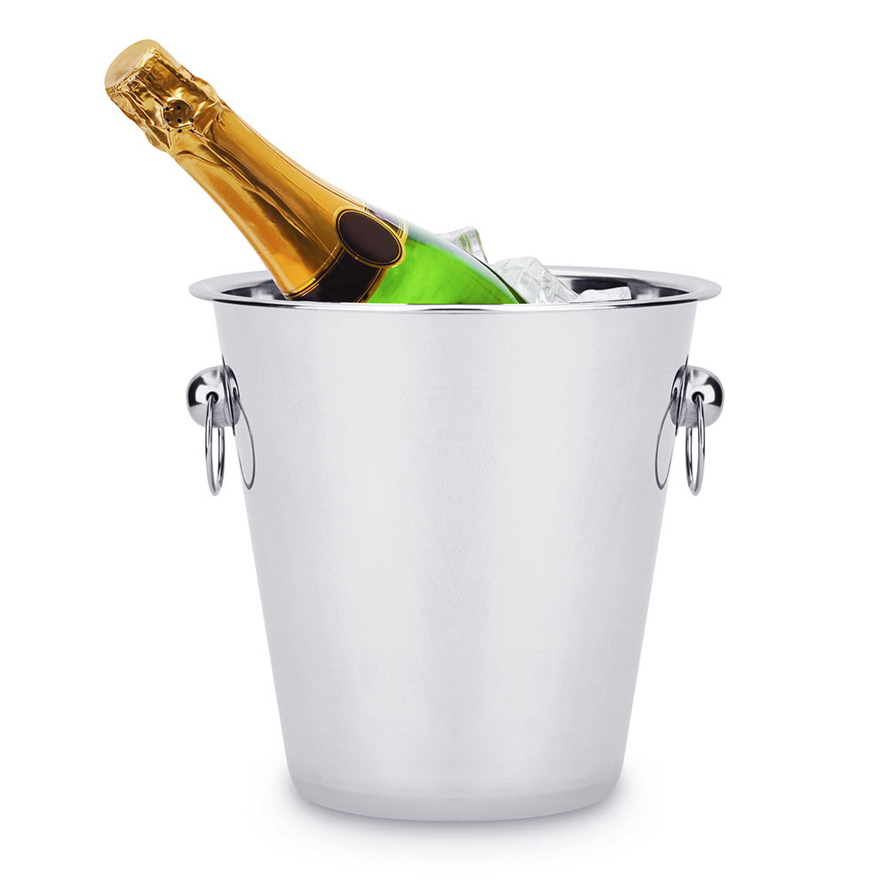 Ocelový kyblík/nádoba na šampaňské PARTY 4,5 l