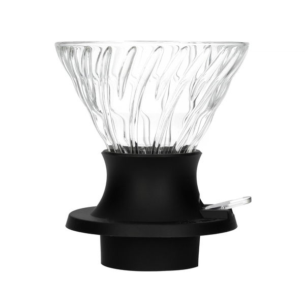 Sada ponorných spínačů HARIO V60-02 černá - dripper / skleněný kávový filtr