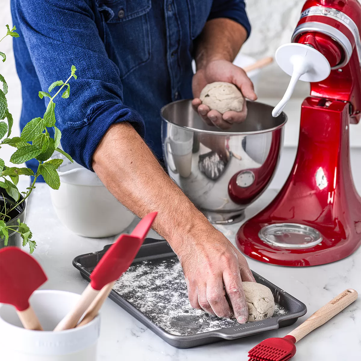 KITCHENAID Bakeware Nízka 33 x 22,5 cm - oceľová forma na pečenie koláčov