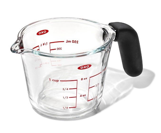OXO Good Grips 0,25 l - sklenená kuchynská odmerka